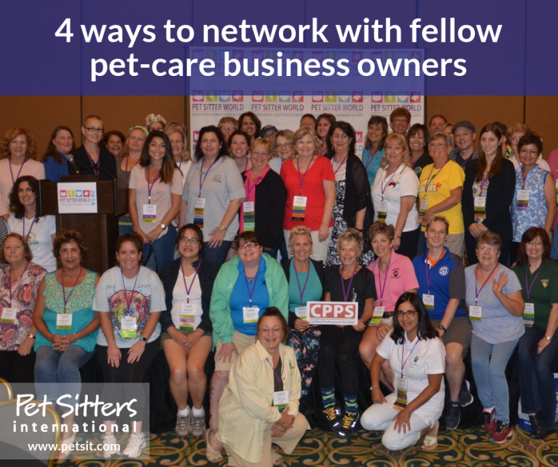 Networking with pet sitters